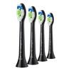 Philips Sonicare Optimal White børstehoder – svart – 4 stk.