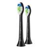 Philips Sonicare Optimal White børstehoder – svart – 2 stk.