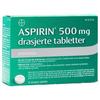 Aspirin tabletter 500 mg - 20 stk