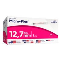 Embecta Micro-Fine insulinsprøyte U-40 1 ml - 100 stk.