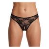 NORTIE Siv Bunnløs Blonde G-Streng S/M - Sort