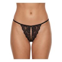 NORTIE Saga Bunnløs Blonde G-Streng - Sort - 1 stk