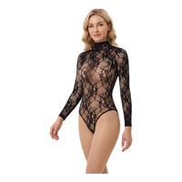 NORTIE Riga Blonde Bunnløs Bodystocking - Sort - 1 stk.