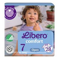 Libero Comfort 7 Åpen Bleie 16-26 kg - 28 stk.