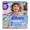 Libero Comfort 7 Åpen Bleie 16-26 kg - 28 stk.