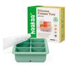 Haakaa Silicone Freezer Tray with Lid - 6 Compartments - Pea Green - 1 stk.