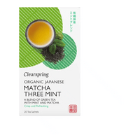 Clearspring Grønn Te m. Matcha & Mint - Ø - 20 teposer