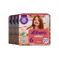 Libero Up&Go 6 Buksebleie - 4 x 27 stk.