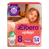 Libero Up&Go Buksebleie 8 19-30 kg - 14 stk.
