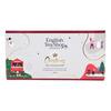 English Tea Shop Christmas Tree Collection – 6 pyramideformede teposer – hvit – økologisk – 1 kalender