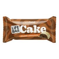 LifeFood Lifebar Cake Double Chocolate - Øko - 35 g.